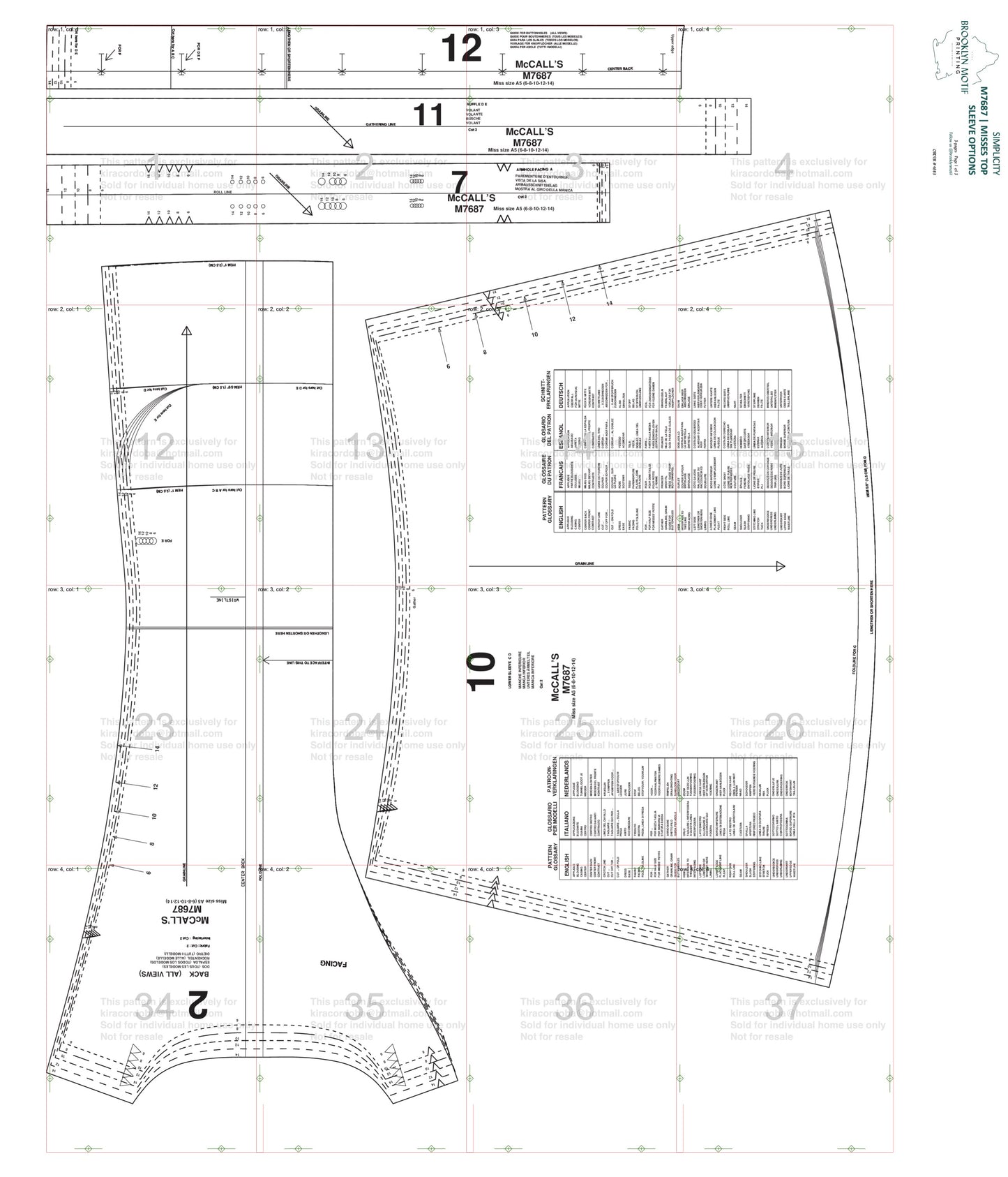PRINT-AT-HOME Conversion to COPYSHOP for Pattern Printing
