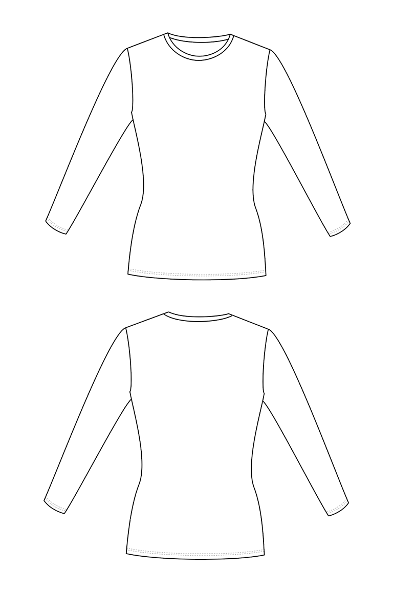 Alice Long Sleeve Knit T-Shirt