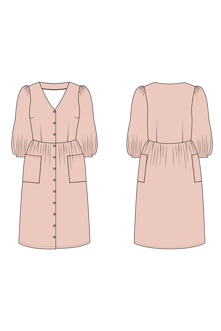 Killian Button Up Dress Bonus