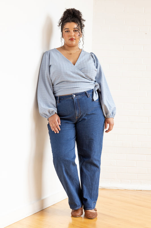 Idra Woven Wrap Top