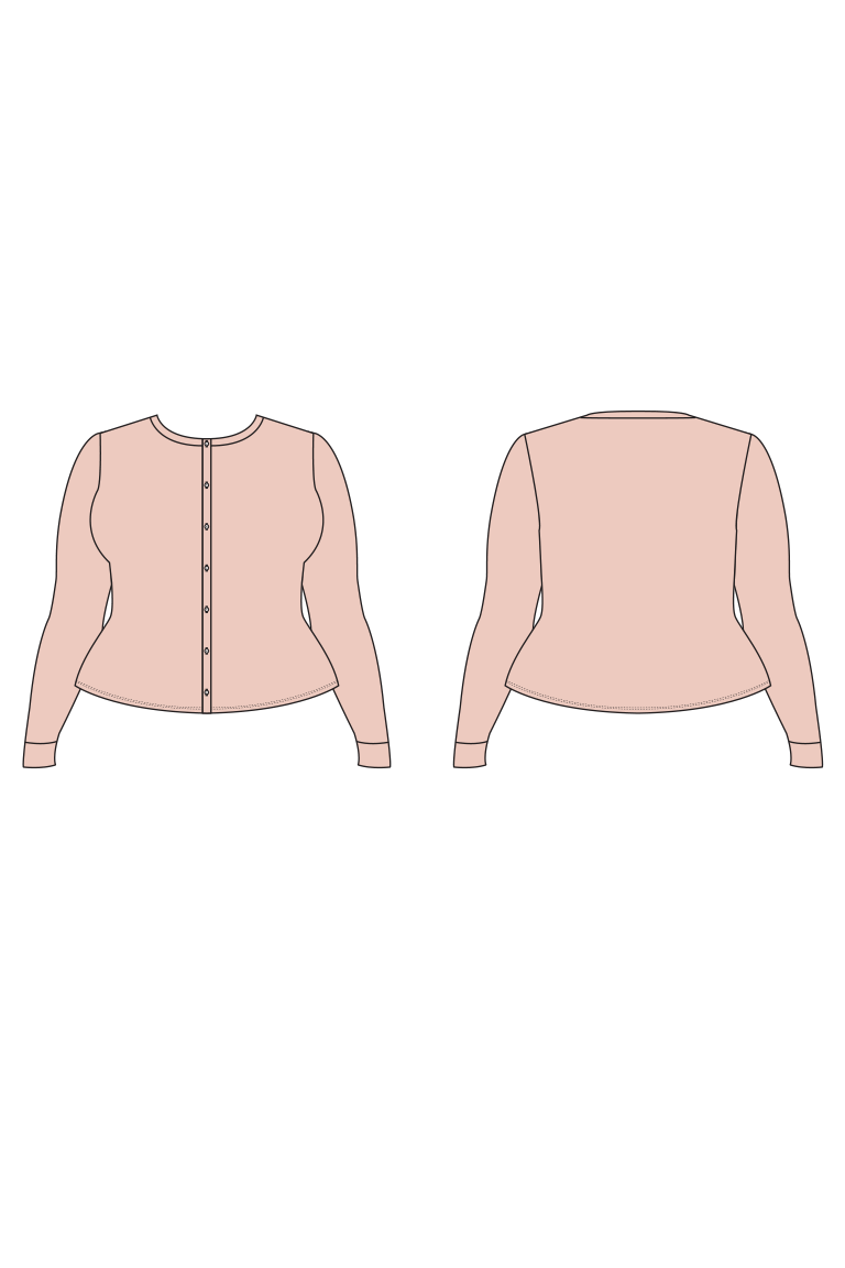 Fig Fitted Cardigan