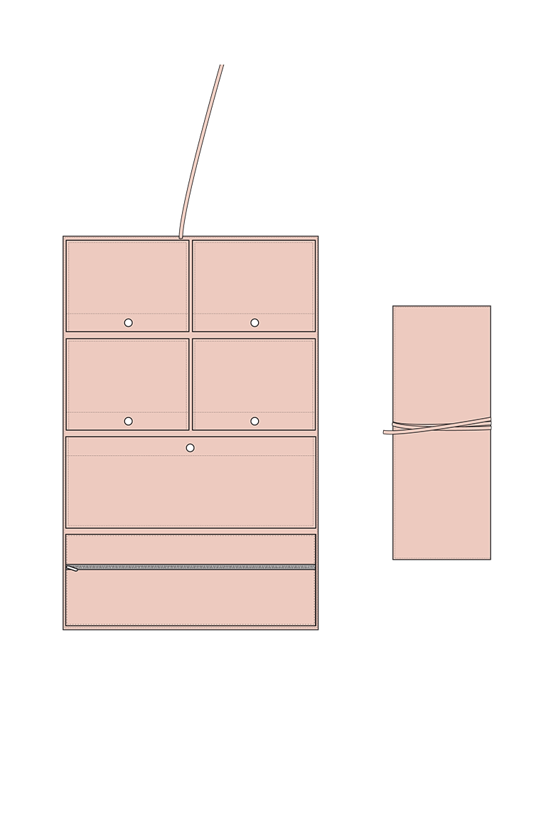 Ari Jewelry and Cord Roll