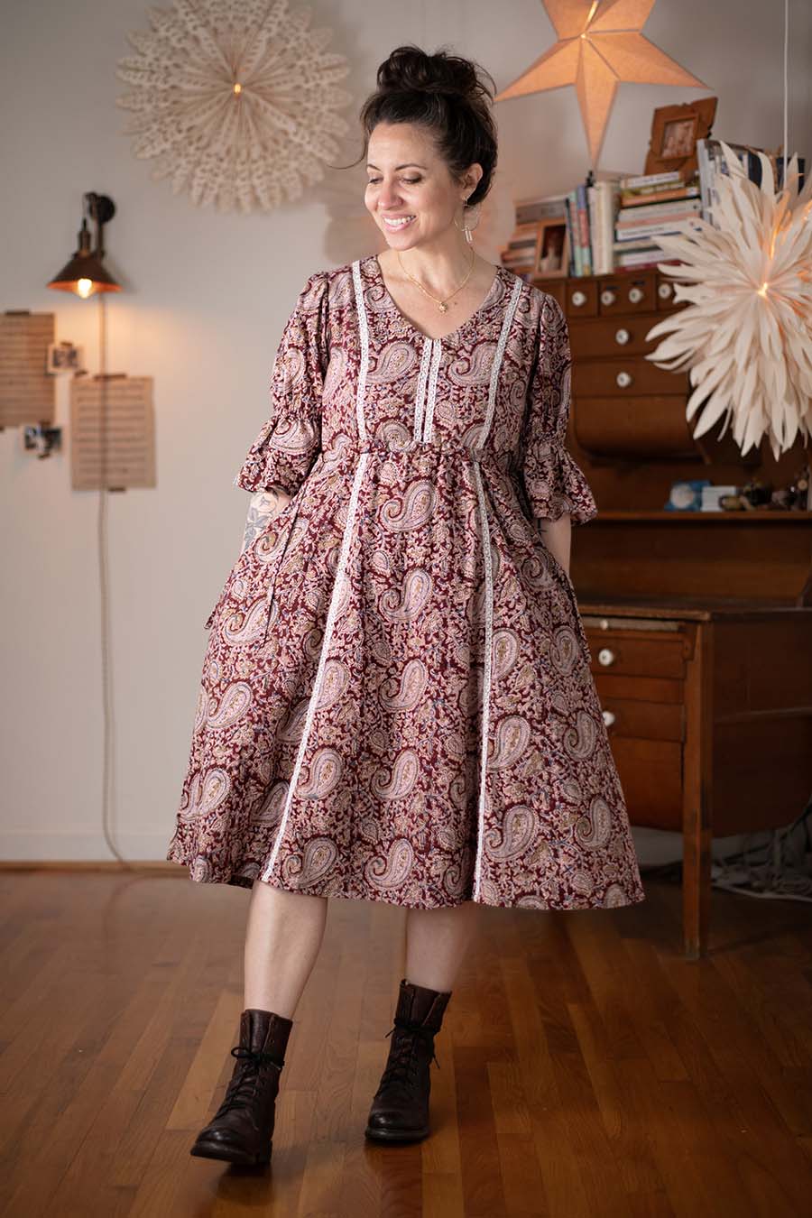 Ember Ruffled Dress - [XS-L]