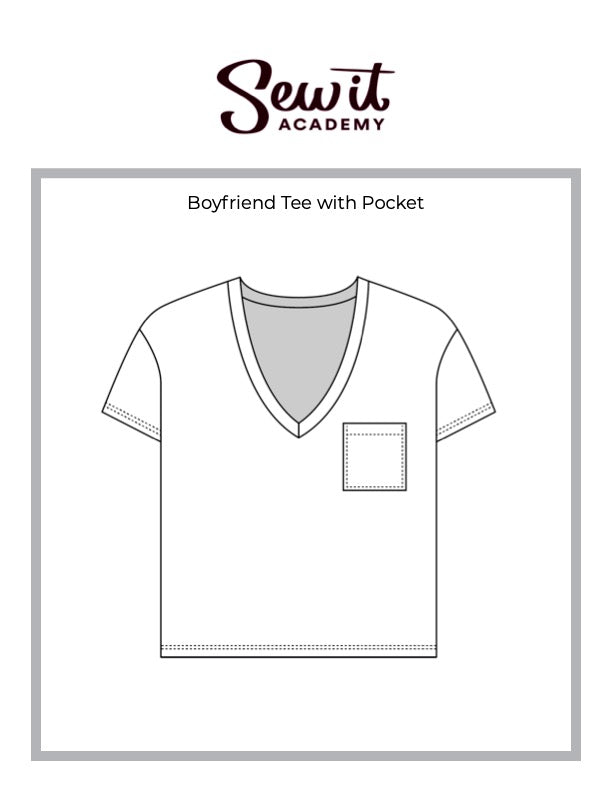 Sew It Academy's Boyfriend Tee