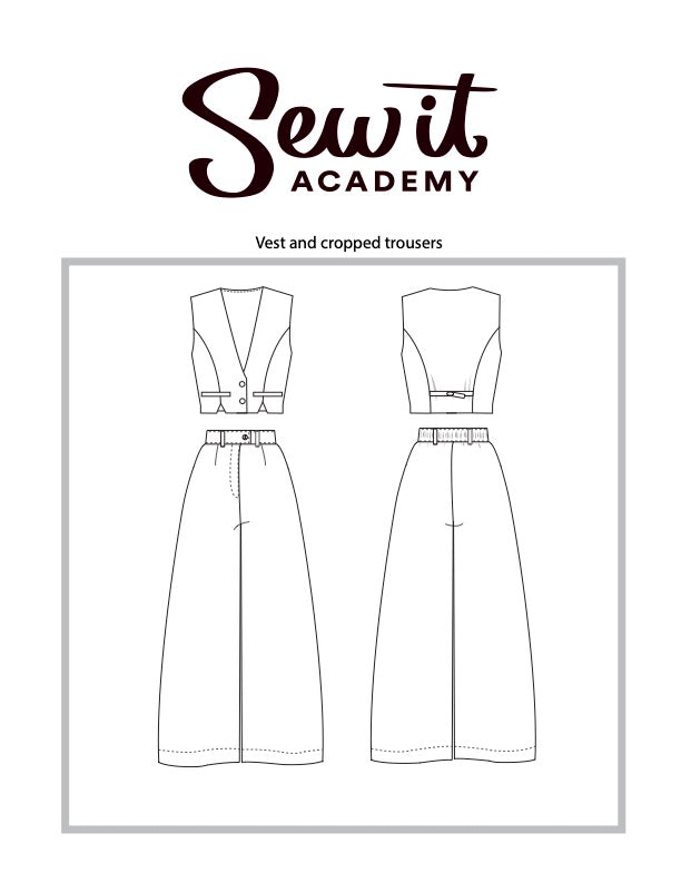 Sew It Academy's Cropped Vest