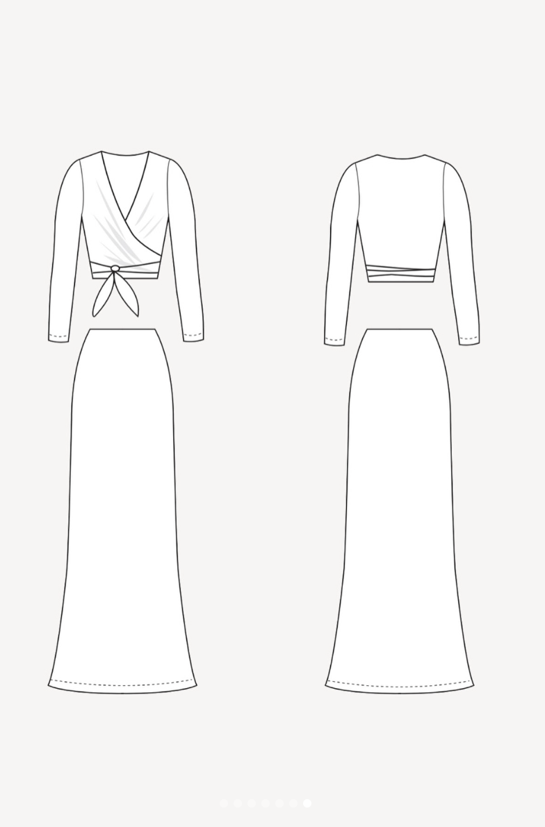 Sew It Academy's Wrap Top & Skirt