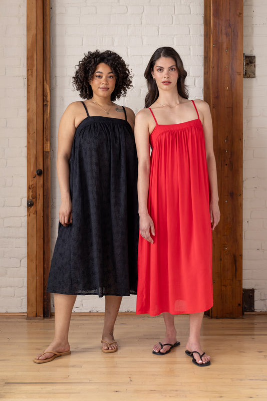 Marigold Gathered Tank Dress