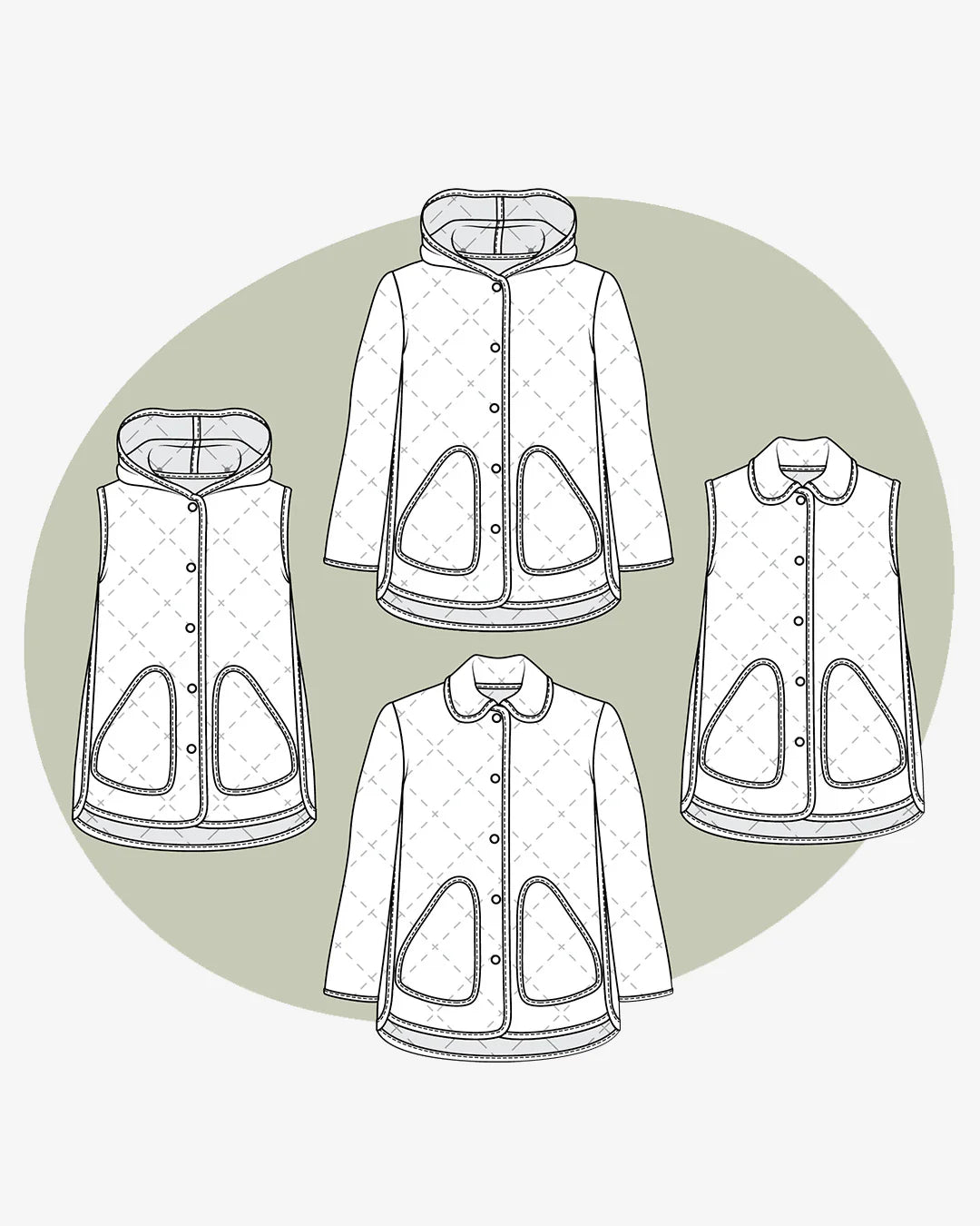 illustratin of the different views of the wildwood expansion pattern