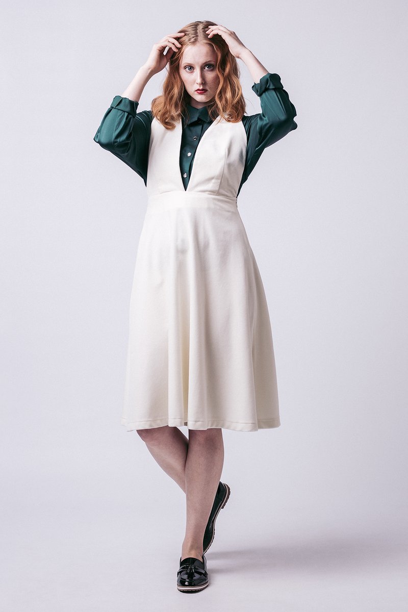 Amber Pinafore Dress