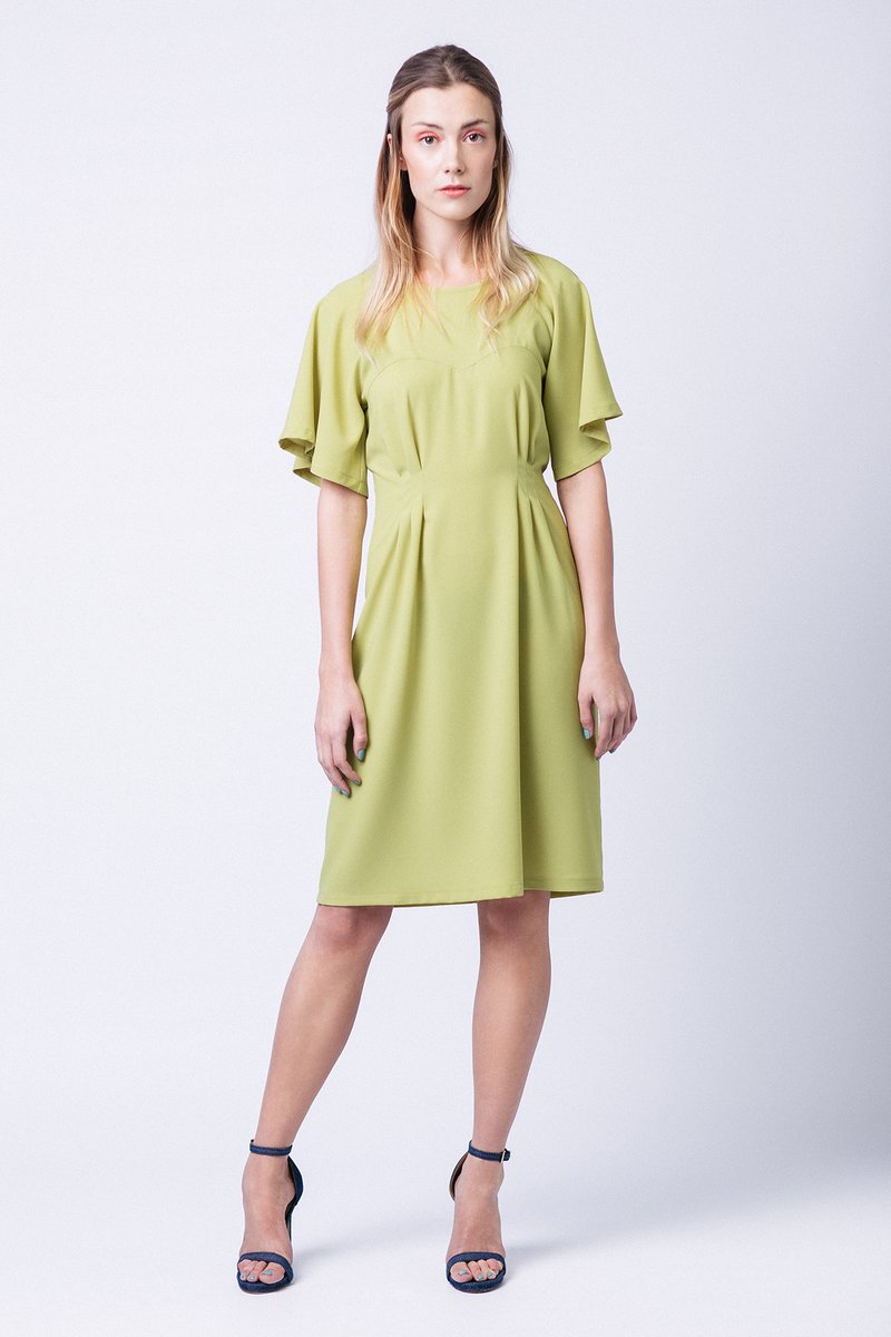 Ansa Butterfly Sleeve Dress & Top