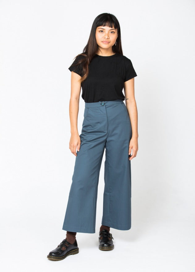 In the Folds Peppermint Wide-Leg Trousers