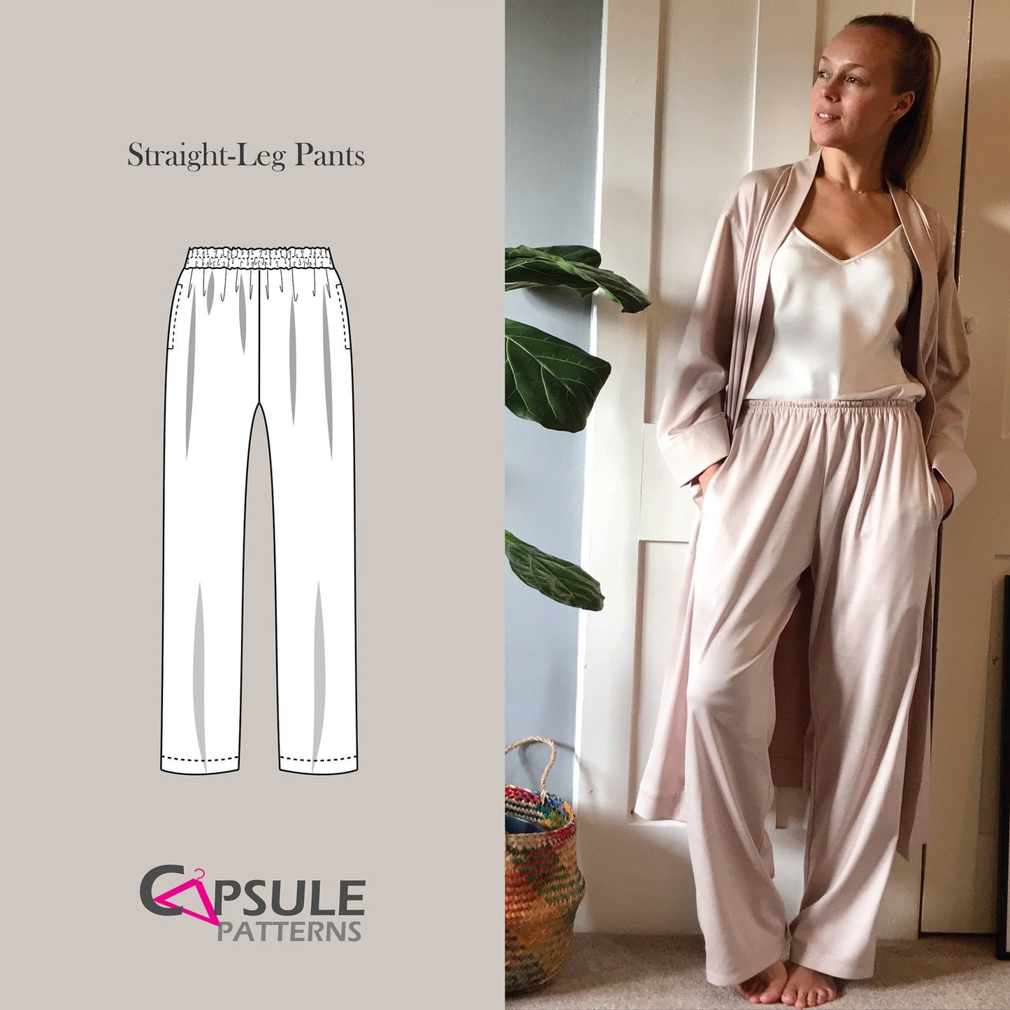 Loungewear Straight-Leg Pants