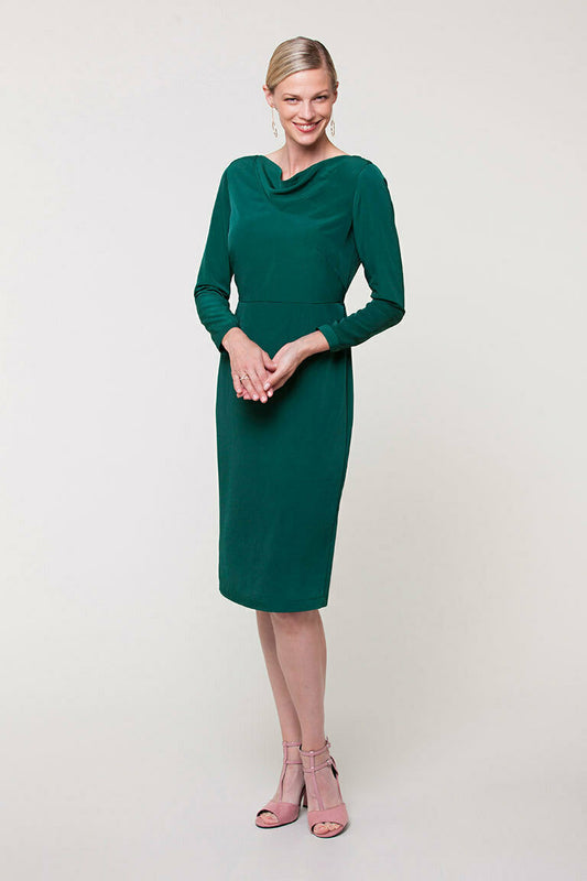 Claudette Cowl Neck Dress