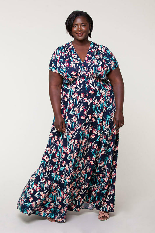 Myrna Vintage Gathered Dress