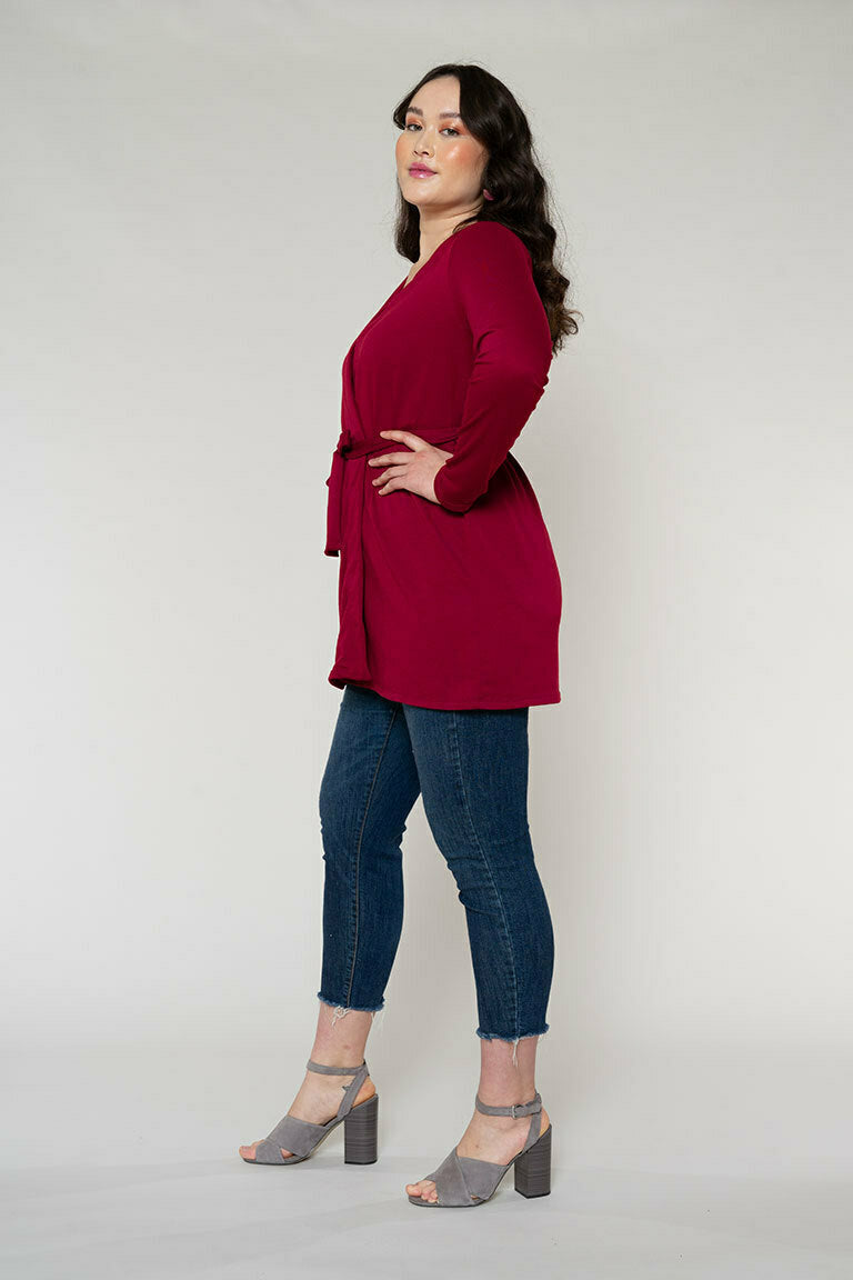 Flor Knit Wrap Cardigan