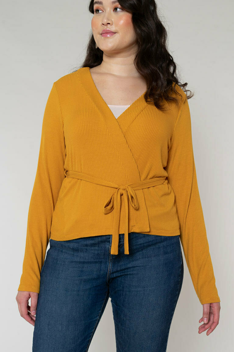 Flor Knit Wrap Cardigan