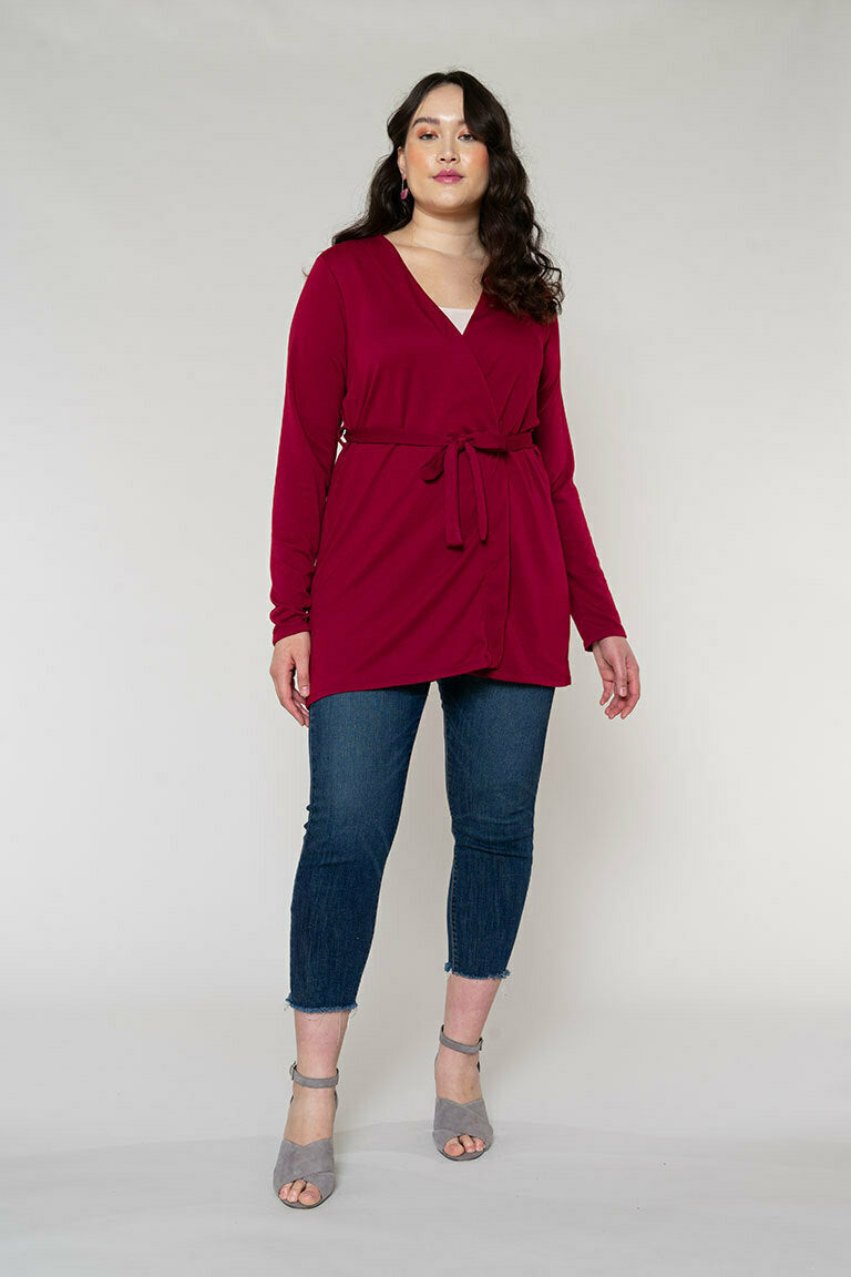 Flor Knit Wrap Cardigan