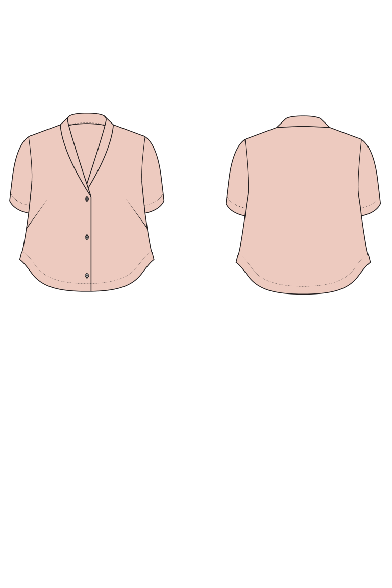 Eden Shawl Collar Shirt