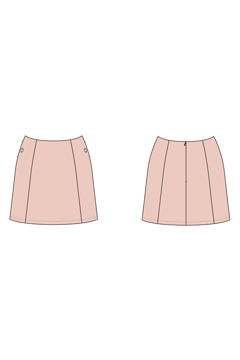 Orla Lined Mini Skirt