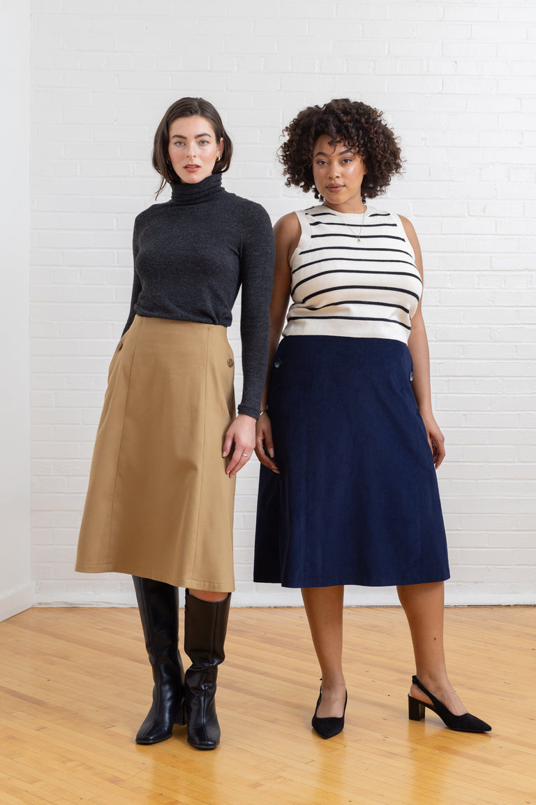 Orla Lined Midi Skirt