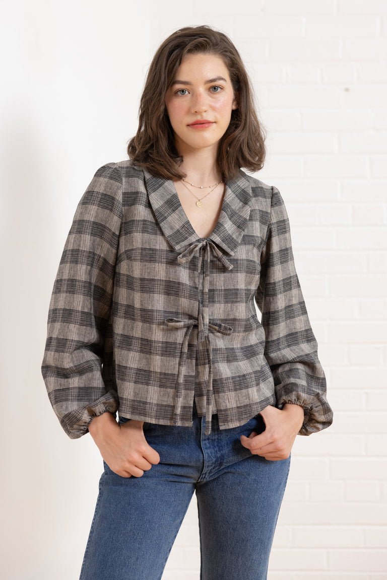 Cosmo Tie-front Blouse