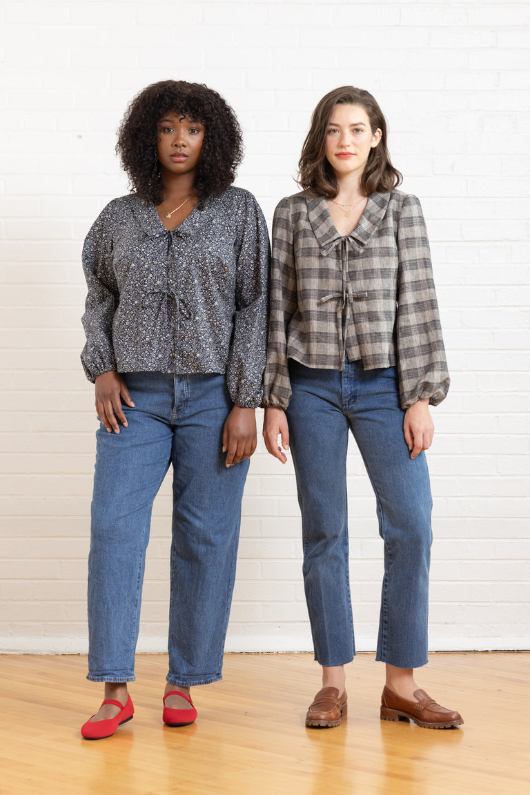 Cosmo Tie-front Blouse