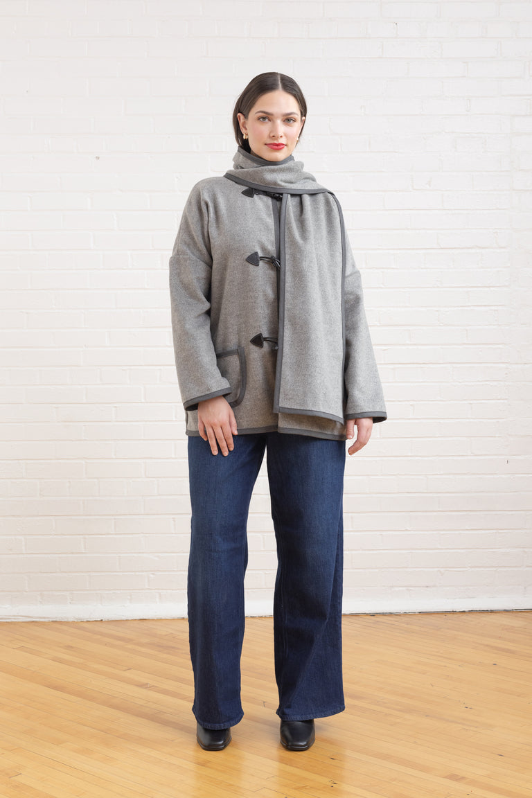 Ivy Unlined Scarf Jacket