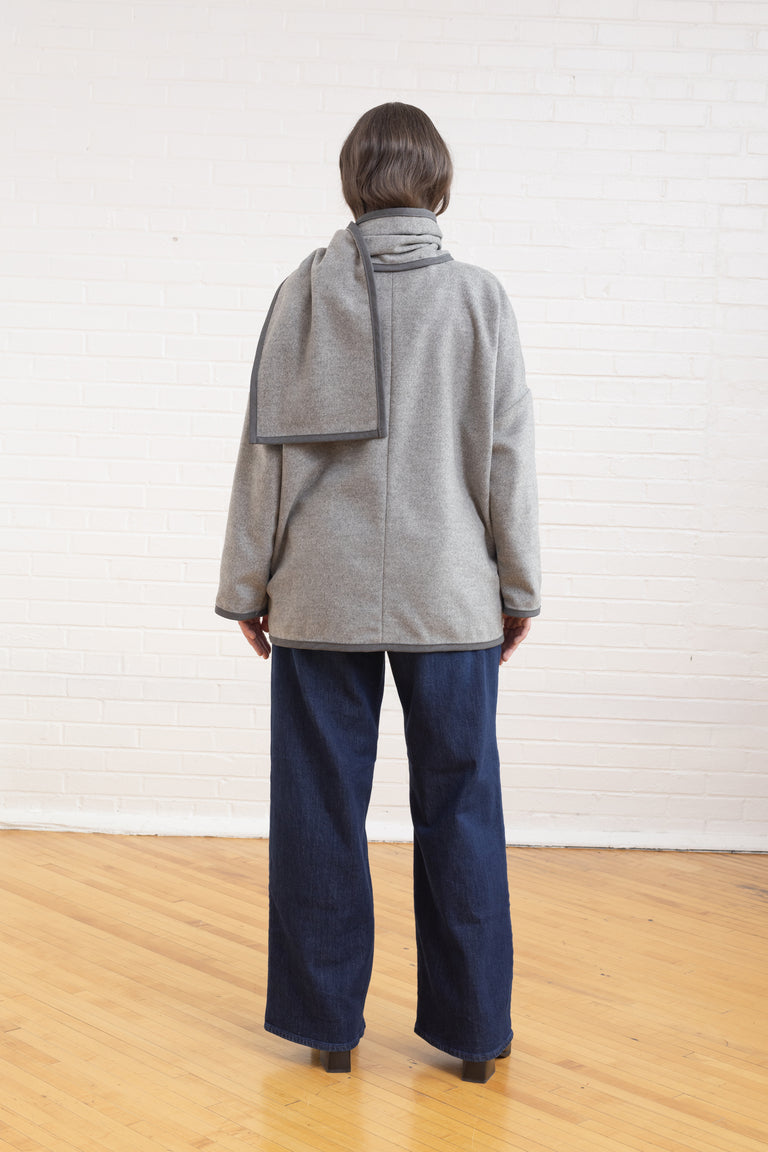 Ivy Unlined Scarf Jacket