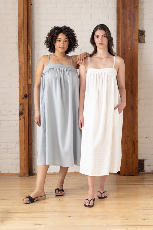 Marigold Back Tie Tank Dress
