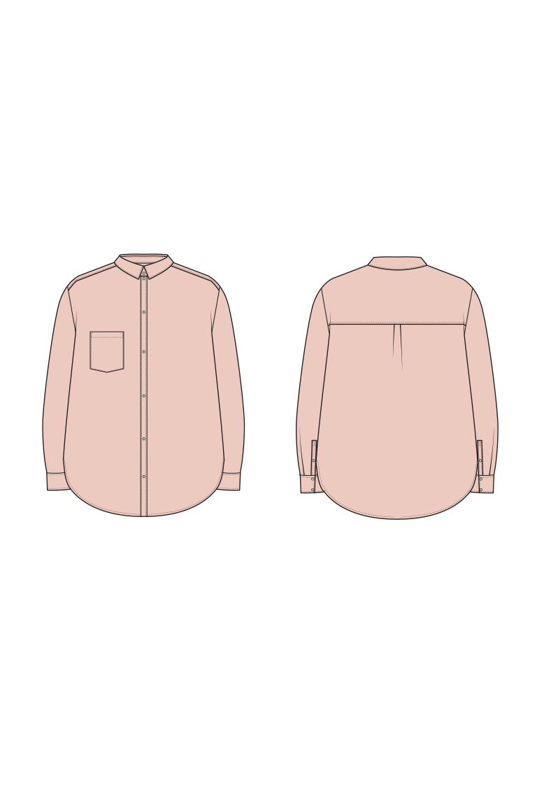 Grove Oversized Button-Up Shirt