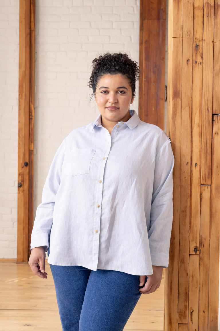 Grove Oversized Button-Up Shirt