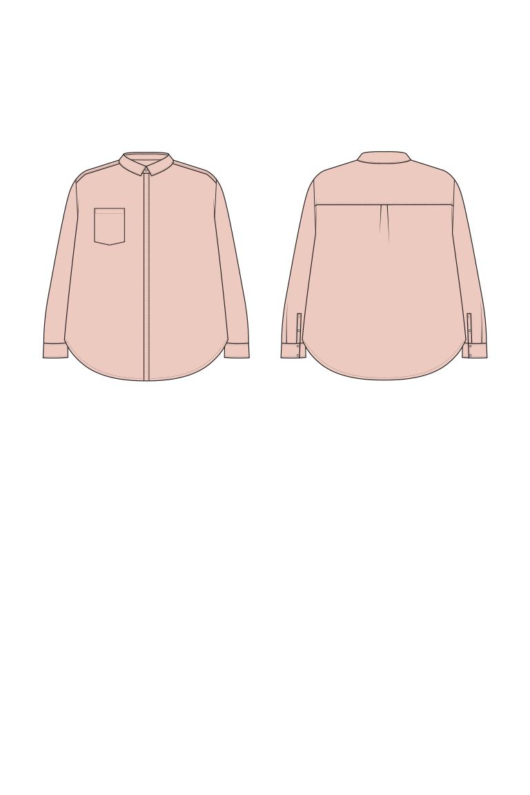 Grove Hidden Button-Placket Shirt Bonus
