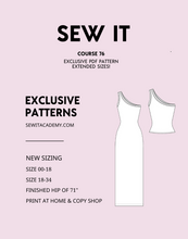 Load image into Gallery viewer, Sew It Academy&#39;s One Shoulder Dress &amp; Top
