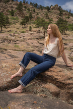 Load image into Gallery viewer, Anna Allen Helene Selvedge Jeans
