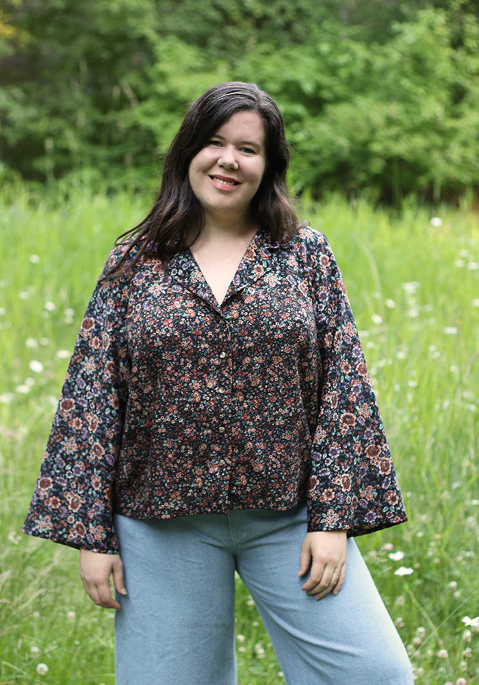 picture of a person wearing the long sleeve view of gilbert shirt