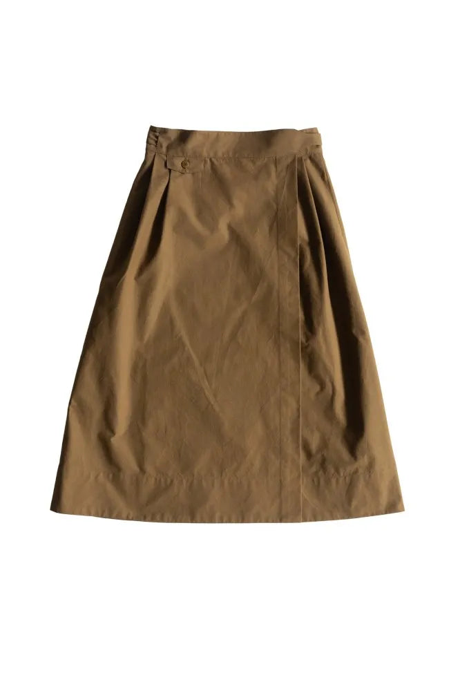 Brown skirt on a white background