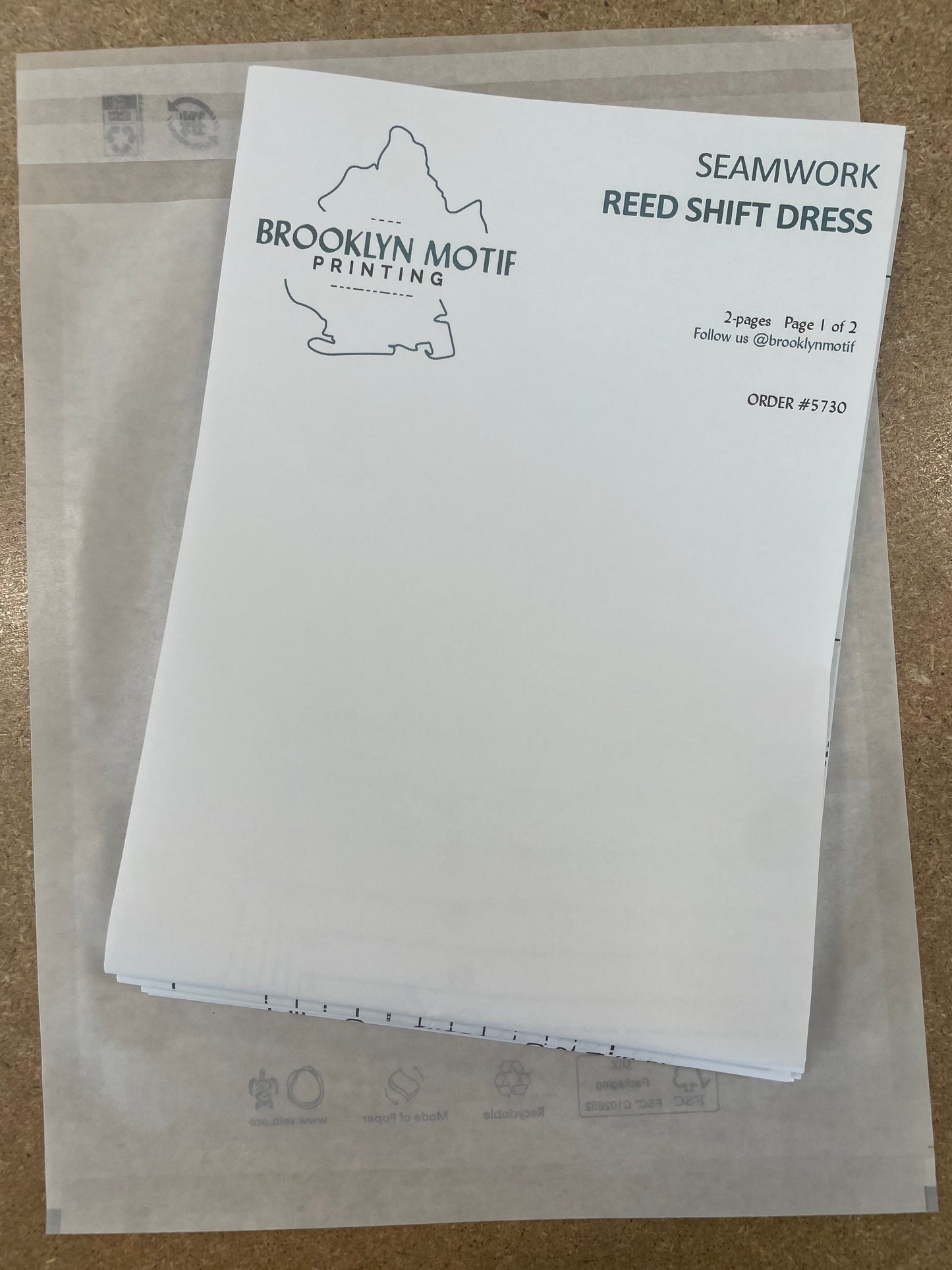 Pattern Printing by Number of Pages