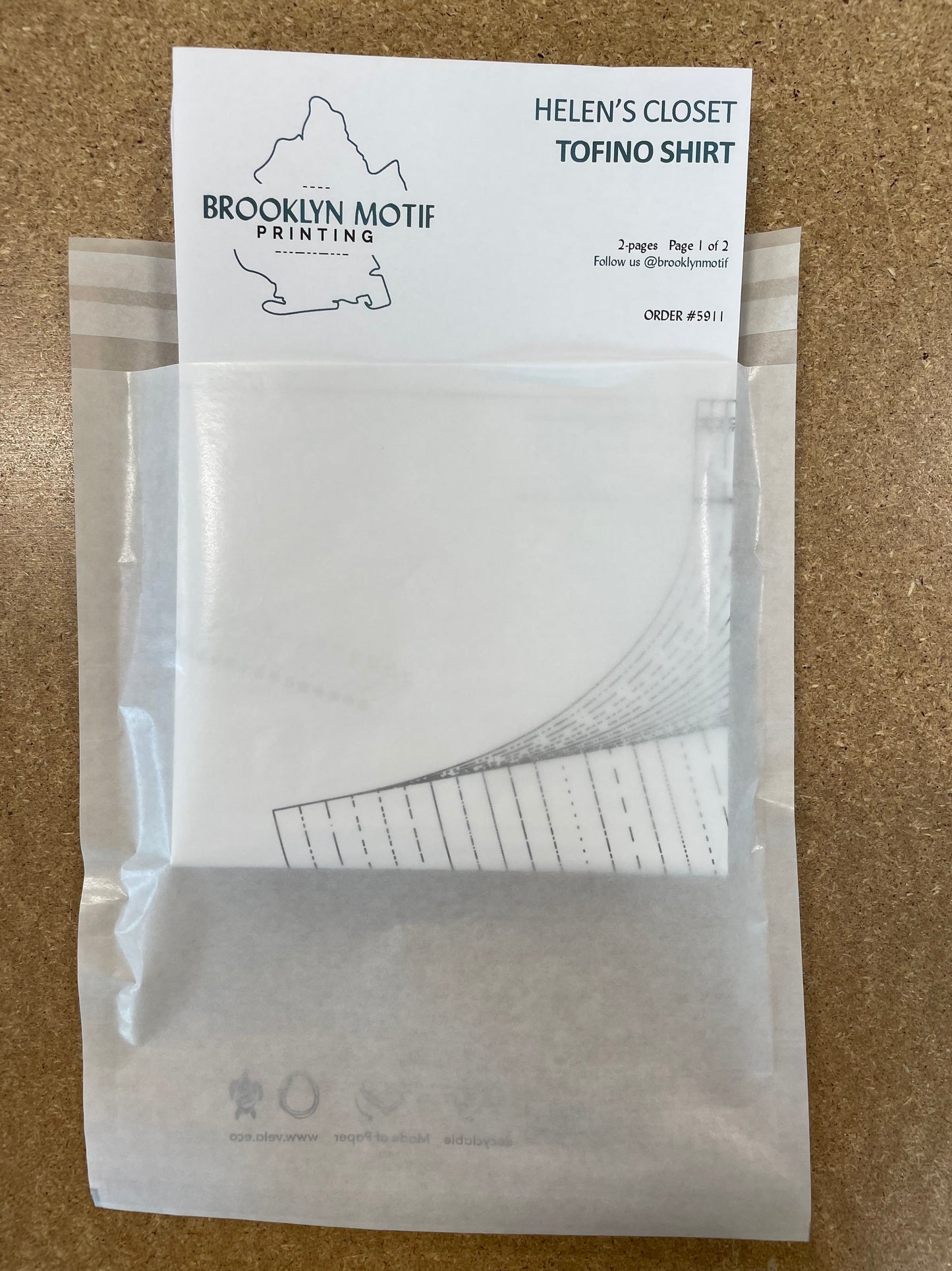 Pattern Printing by Number of Pages