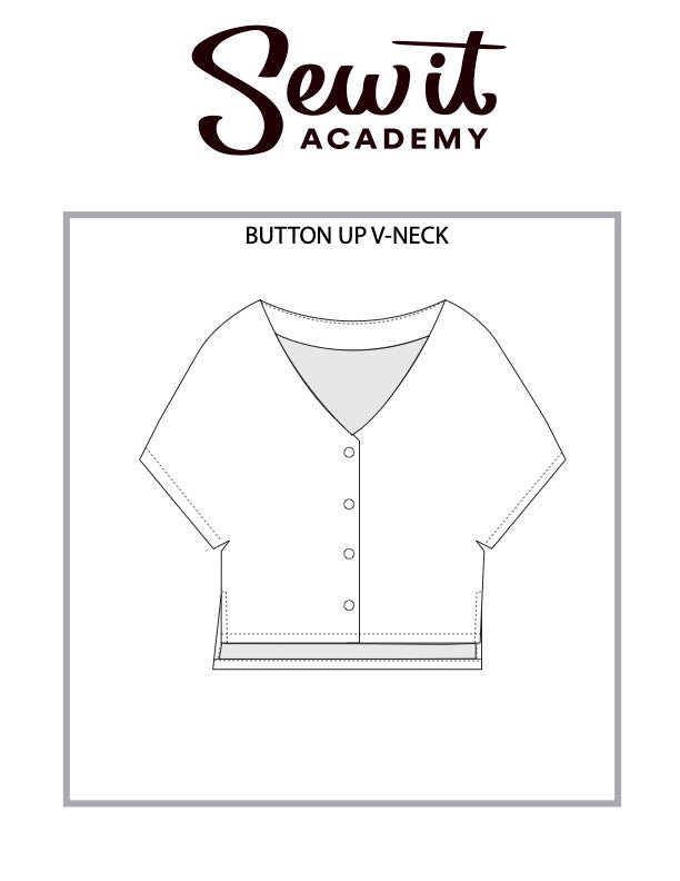 Sew It Academy's V-Neck Woven Top