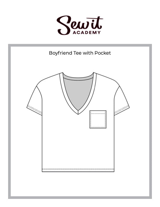 Sew It Academy's Boyfriend Tee