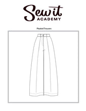 Load image into Gallery viewer, Sew It Academy&#39;s Pleated Trousers
