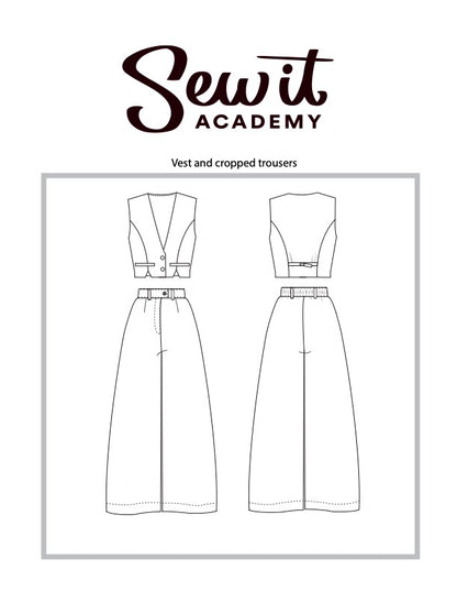 Sew It Academy's Wide Leg Trousers