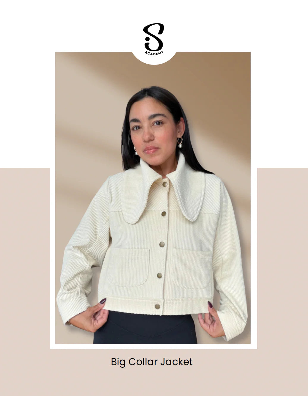 Sew It Academy's Big Collar Jacket