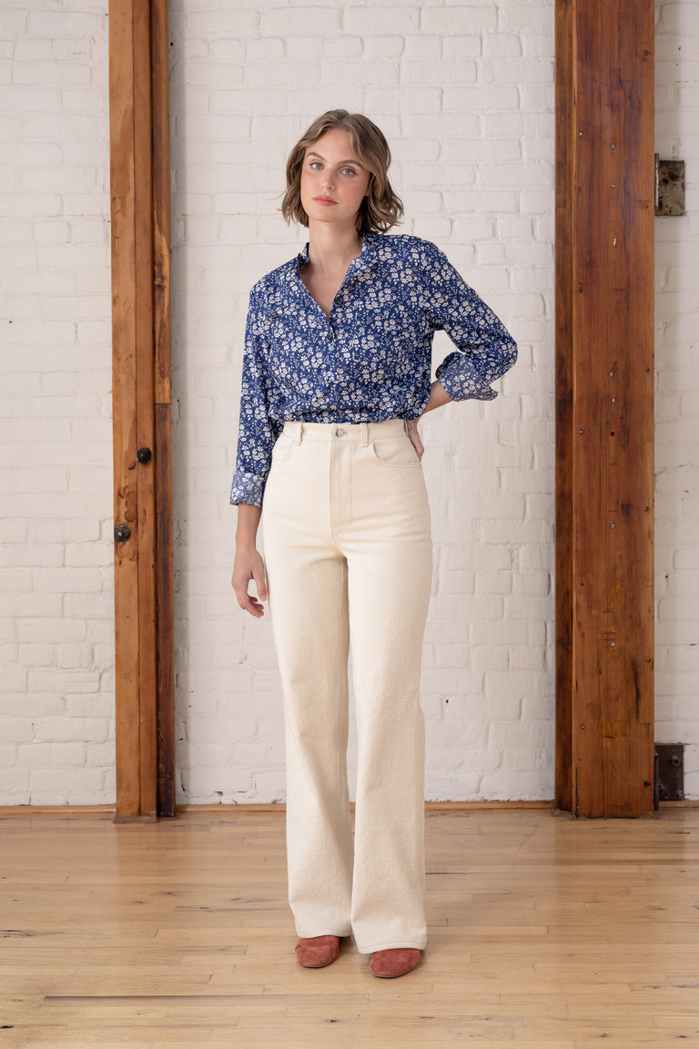 Vallie High-Waisted Straight-Leg Jeans