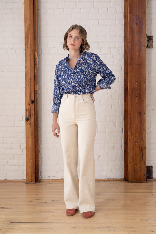 Vallie High-Waisted Straight-Leg Jeans