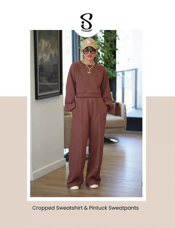Sew It Academy's Pintuck Sweatpants