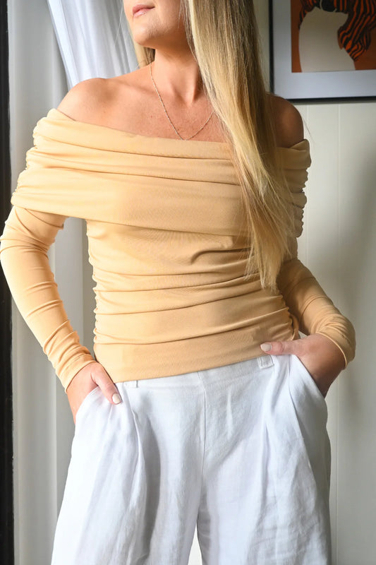 Harriette Off-Shoulder Top