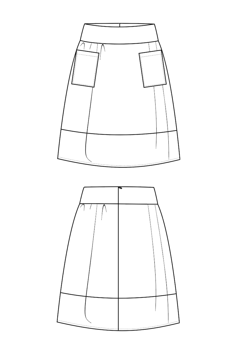Patsy Yoke Skirt