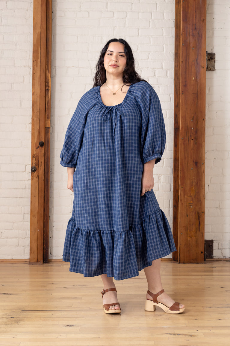 Pearl Midi Smock Dress
