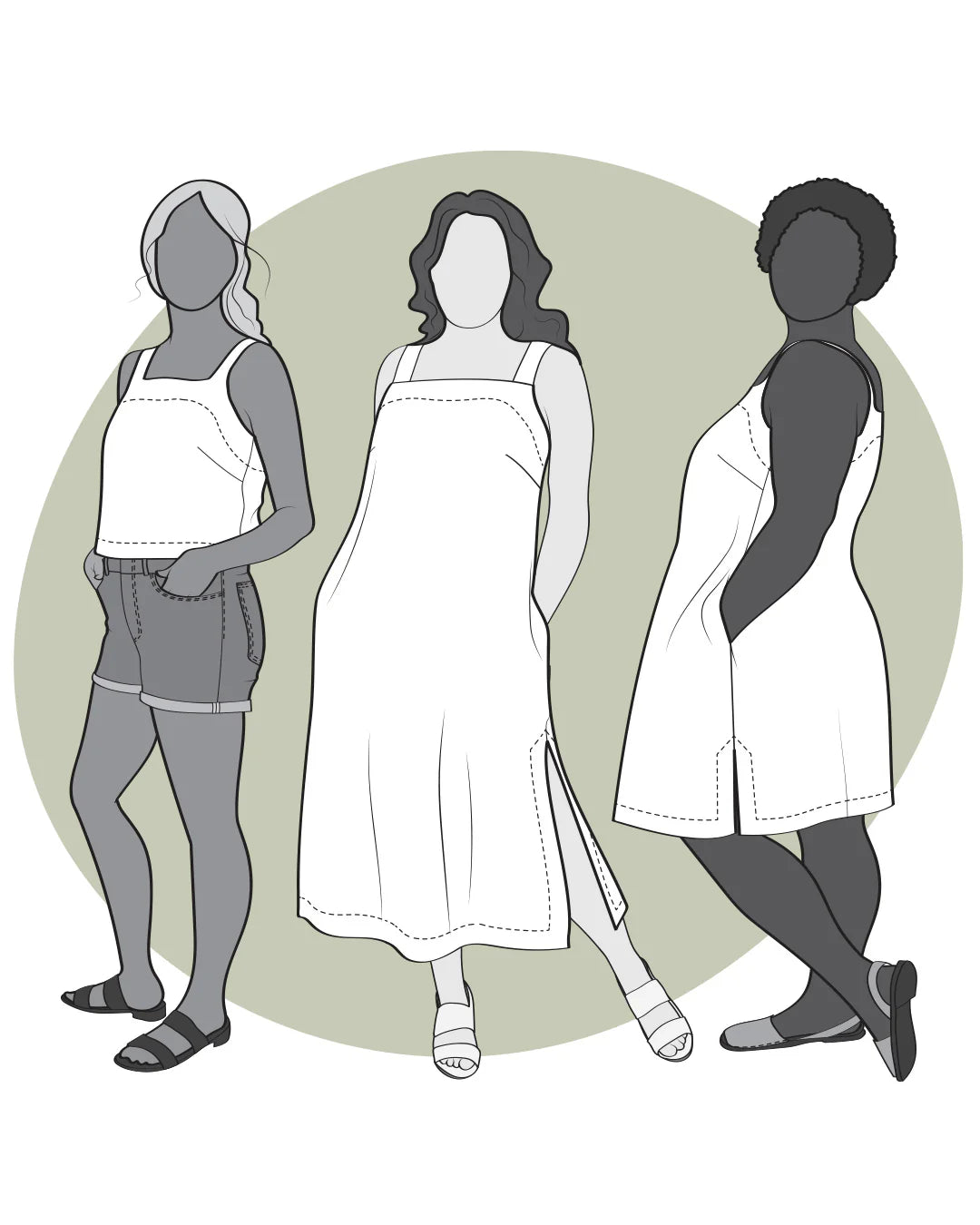 illustration of reynolds dress and top